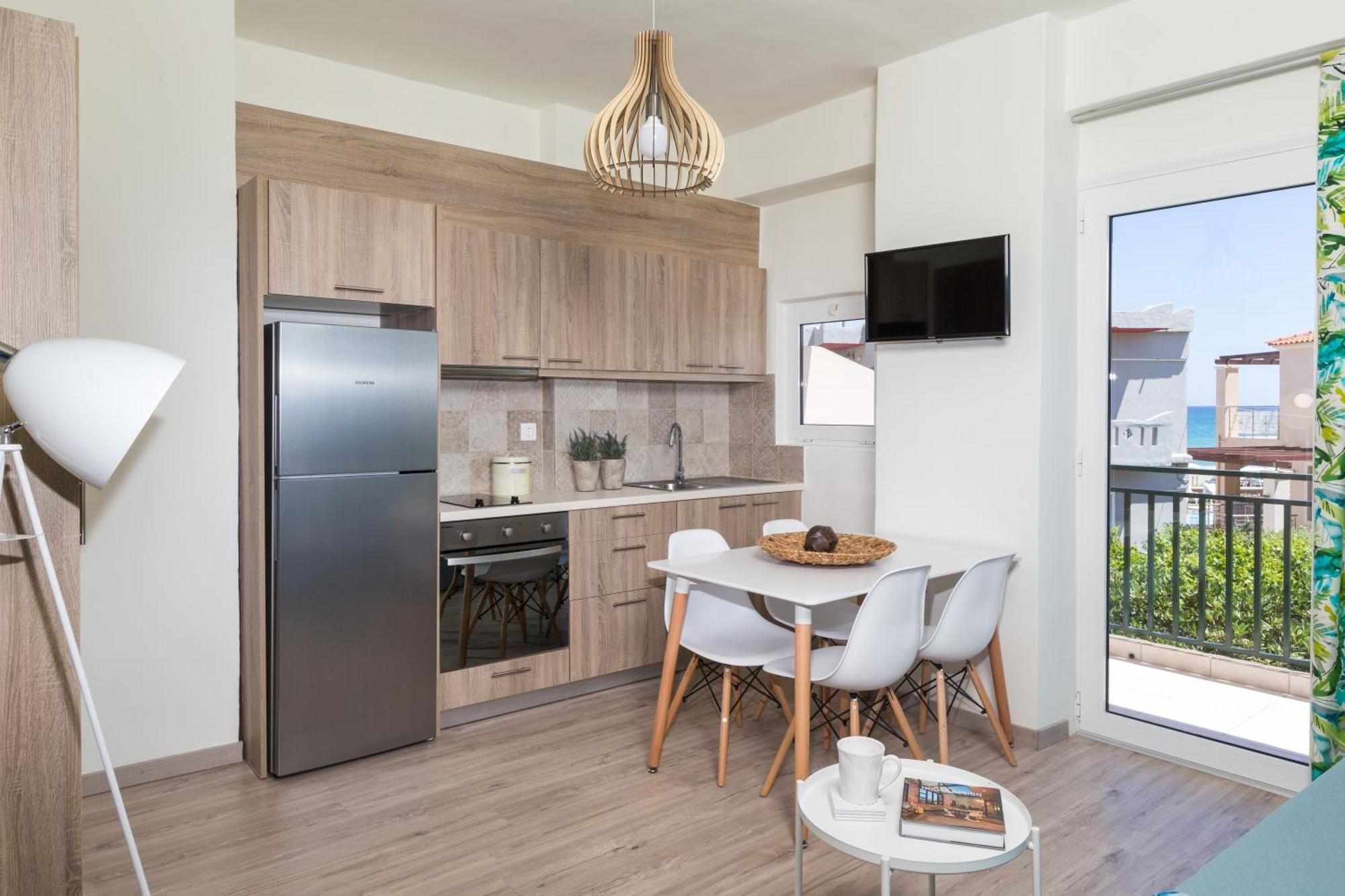 Anemi Blue Apt, Suitable Up To 4, Near The Beach! Rétino Exterior foto