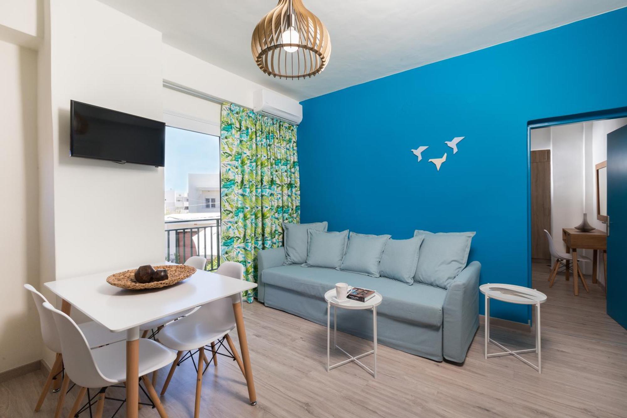Anemi Blue Apt, Suitable Up To 4, Near The Beach! Rétino Exterior foto
